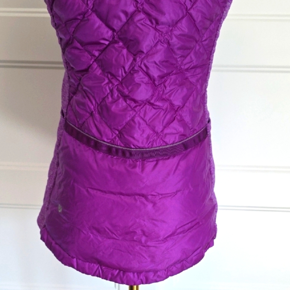 lululemon athletica Women's Quilted Purple Vest - Picture 5 of 7